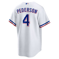 Texas Rangers Joc Pederson White Home Replica Jersey