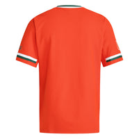 Miami Hurricanes V-Neck Baseball Jersey - Orange