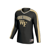 Wake Forest Demon Deacons #1 Lightweight Volleyball Fashion Jersey - Black
