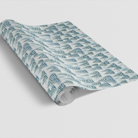 Watercolor Snowfall Gift Wrap, Winter Pine Tree Wrapping Paper, Christmas Pine Tree Gift Wrapping Paper, Holiday Season Present Paper