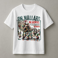 Santa Sleigh Mallard Shirt, Duck Hunting Christmas T-Shirt, Waterfowl Hunter Xmas Tee, Humorous Duck Hunting Shirt, Outdoorsman Holiday Present