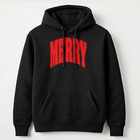 Varsity Font Christmas Hoodie, Merry Christmas Hoodie, Vintage Holiday Graphic Sweatshirt, Retro Xmas Hoodie, Unisex Christmas Season Present