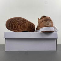 Low Top Sneakers, White Brown Colorway, Lace Up Design, Casual Gift for Sneaker Fans
