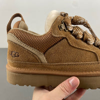 Low Top Sneakers, Brown Colorway, Lace Up Design, Casual Gift for Sneaker Fans