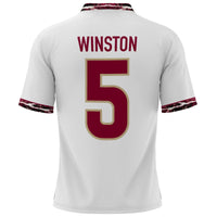 Jameis Winston Florida State Seminoles Heisman Football Jersey – White