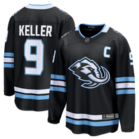 Utah Mammoth Clayton Keller Black Home Breakaway Jersey