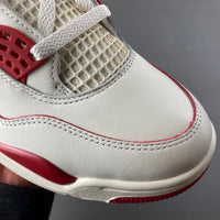 Low Top Sneakers, Off White Red Colorway, Valentine Design, Lace Up Design, Casual Gift for Sneaker Fans