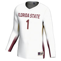 #1 Florida State Seminoles Lightweight Volleyball Jersey - White