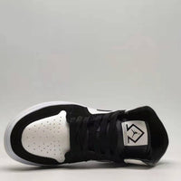 Sneakers, Black White Colorway, Lace Up Design, Casual Gift for Sneaker Fans