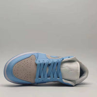 Low Top Sneakers, University Blue Colorway, Lace Up Design, Casual Gift for Sneaker Fans