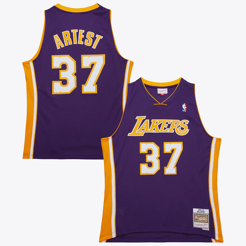 Los Angeles Lakers Ron Artest 2009 Dark Authentic Jersey - Purple