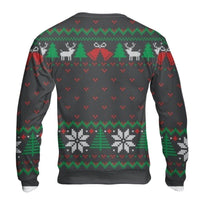 Adult Humor Ugly Christmas Sweatshirt, Humorous Offensive Holiday Sweatshirt, Sarcastic Joke Xmas Sweatshirt, Dirty Secret Santa Crewneck Present