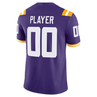 LSU Tigers NIL Pick-A-Player Game Jersey - Purple