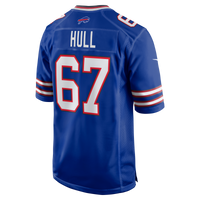 Buffalo Bills Kent Hull Royal Game Retired Player Jersey