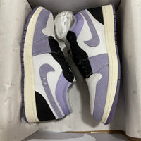 Low Top Sneakers, Purple Gray Colorway, Lace Up Design, Casual Gift for Sneaker Fans