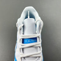 Low Top Sneakers, White University Blue Colorway, Lace Up Design, Casual Gift for Sneaker Fans