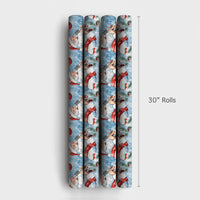 Vintage Microphone Santa Gift Wrap, Singing Santa Wrapping Paper, Musical Christmas Wrapping Paper, Festive Holiday Present Gift Wrap