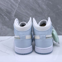 Mid Top Sneakers, Blue Colorway, Gradient Colorway, Lace Up Design, Casual Gift for Sneaker Fans