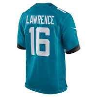 Jacksonville Jaguars Trevor Lawrence Teal Game Jersey