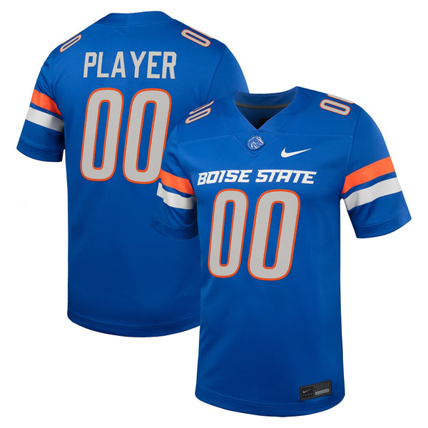 Boise State Broncos NIL Pick-A-Player Football Game Jersey - Royal
