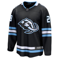 Utah Mammoth Ian Cole Black Home Breakaway Player Jersey