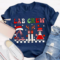 Festive Laboratory Tech Holiday Shirt, Christmas Lab Crew Science T-Shirt, Chemist Biology Xmas Tee, Science Lover Present