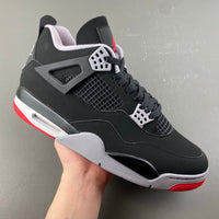 Mid Top Sneakers, Black Red Colorway, Lace Up Design, Casual Gift for Sneaker Fans