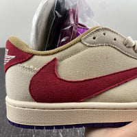Low Top Sneakers, White Red Colorway, Reverse Hook Design, Snake Pattern, Lace Up Design, Casual Gift for Sneaker Fans