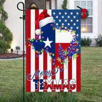 Texas Christmas Bluebonnet Yard Flag, Merry Texmas Garden Flag, Southern Holiday Lawn Flag, Double Sided Texas Pride Outdoor Holiday Decor
