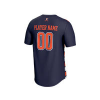 Virginia Cavaliers Collegiate Soccer NIL Pick-A-Player Fashion Jersey - Navy/Orange