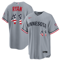 Fourth of July Minnesota Twins Joe Ryan Gray USA 250 Stadium Jersey