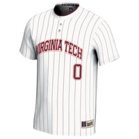 #0 Virginia Tech Hokies Softball Fashion Jersey - White