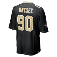 New Orleans Saints Bryan Bresee Black Game Jersey