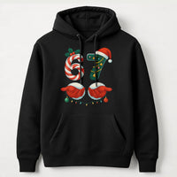 Candy Cane Holiday Sweatshirt, 67 Christmas Hoodie, Humorous Gen Alpha Meme Xmas Pullover, Sarcastic Teen Holiday Hooded Sweater Present