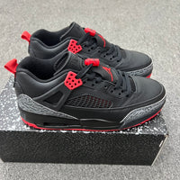 Low Top Sneakers, Black Red Colorway, Lace Up Design, Casual Gift for Sneaker Fans