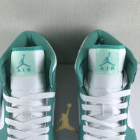 Mid Top Sneakers, Green Colorway, Lace Up Design, Casual Gift for Sneaker Fans