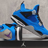 Mid Top Sneakers, Purple Colorway, Lace Up Design, Casual Gift for Sneaker Fans