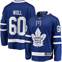 Toronto Maple Leafs Joseph Woll Blue Home Premier Breakaway Player Jersey