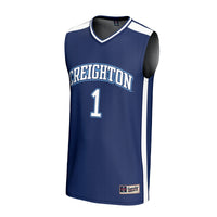 #1 Creighton Bluejays Lightweight Basketball Fashion Jersey - Blue