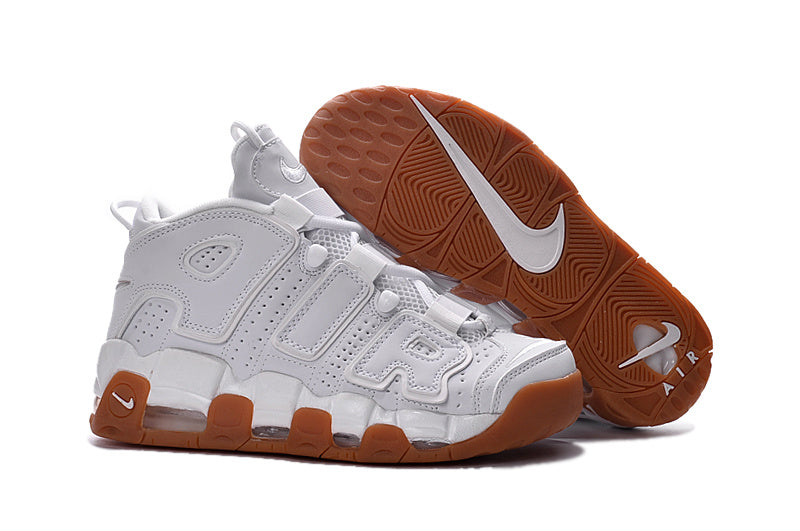 Sneakers, White Brown Colorway, Lace Up Design, Casual Gift for Sneaker Fans