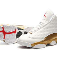 Sneakers, White Gold Colorway, Lace Up Design, Casual Gift for Sneaker Fans