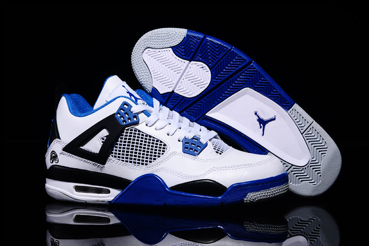 Sneakers, White Blue Colorway, Lace Up Design, Casual Gift for Sneaker Fans