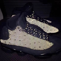 Sneakers, Black Colorway, Reflective Detail, Lace Up Design, Casual Gift for Sneaker Fans