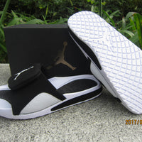 Retro Slides, Black White Colorway, Slip On Design, Casual Gift for Shoe Lovers
