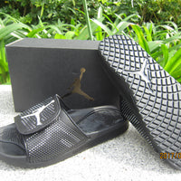 Retro Slides, Black Colorway, Slip On Design, Casual Gift for Shoe Lovers