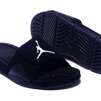 Retro Slides, Navy Colorway, Slip On Design, Casual Gift for Shoe Lovers