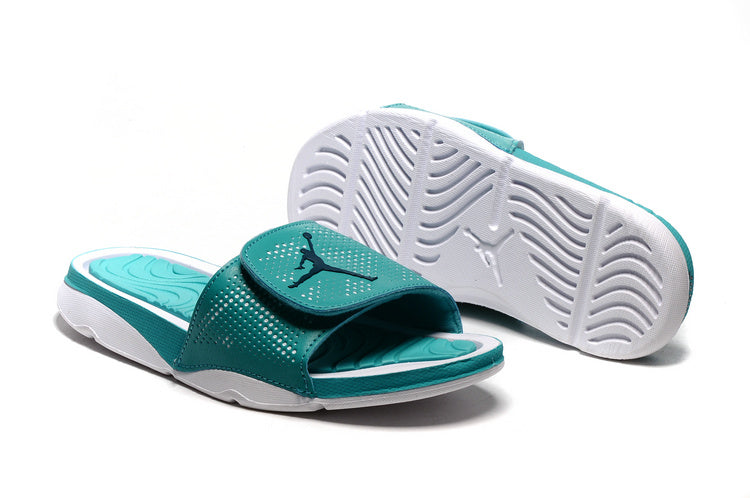 Retro Slides, Teal Colorway, Slip On Design, Casual Gift for Shoe Lovers
