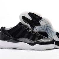 Retro Low Top Sneakers, Black White Colorway, Lace Up Design, Casual Gift for Sneaker Fans