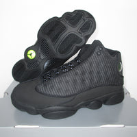 High Top Sneakers, Black Colorway, Leather Footwear, Lace Up Design, Casual Gift for Sneaker Fans