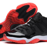 Low Top Sneakers, Black Red Colorway, Lace Up Design, Casual Gift for Sneaker Fans